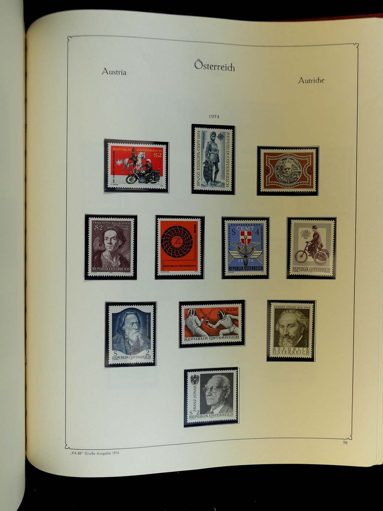 欧洲  - 欧洲国家11册收藏，装在Schaubek预制相册中。 #2.1