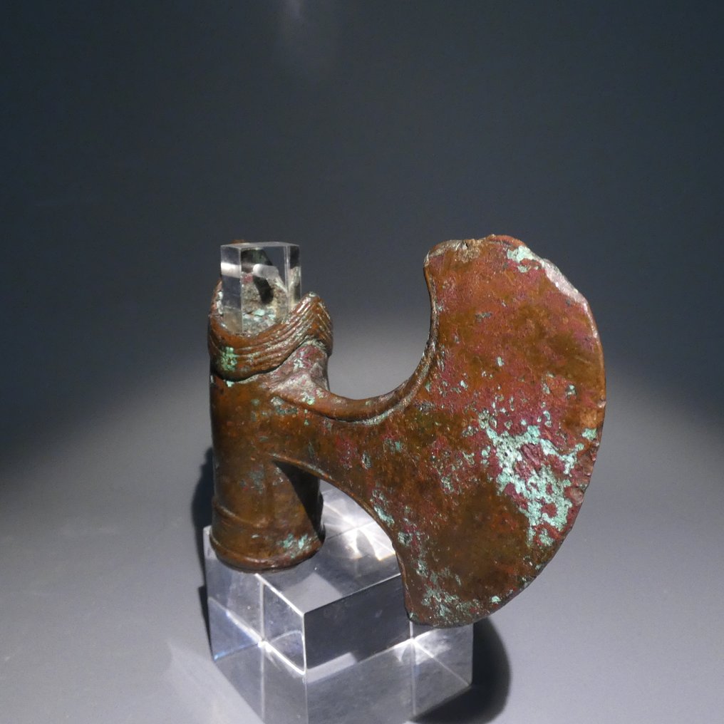 Lorestan Bronze Kopfaxt. 10,5 cm L. 1800 - 600 v. Chr. #3.2
