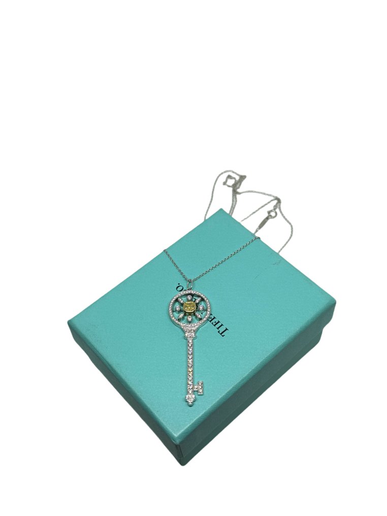 Tiffany & Co. - Kaulakoru Platina Keltainen Timantti (Luonnonvärinen) - Timantti #1.0
