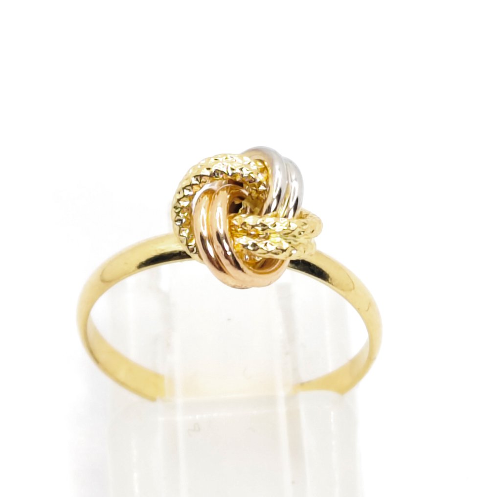 Ingen mindstepris - Ring - 18 kraat Gulguld #1.0