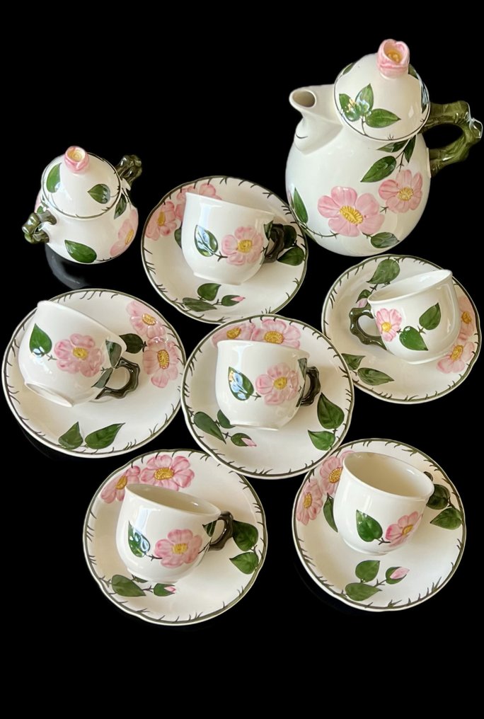 Villeroy & Boch - 6 人用咖啡杯具組 (14) - wild-Rose - 瓷器 #1.0
