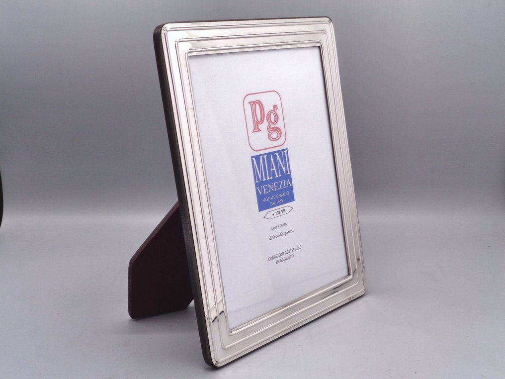 PG-Miani Argenteria - Picture frame - .925 silver - Lines 15X20 #4.3