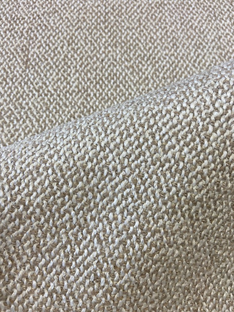 Minotti - Alto pregio! Luksusmateriaalinen kudottu kangas MINOTTI-artikkeli loop ecrù - Tekstiili - 440 cm - 135 cm #4.3