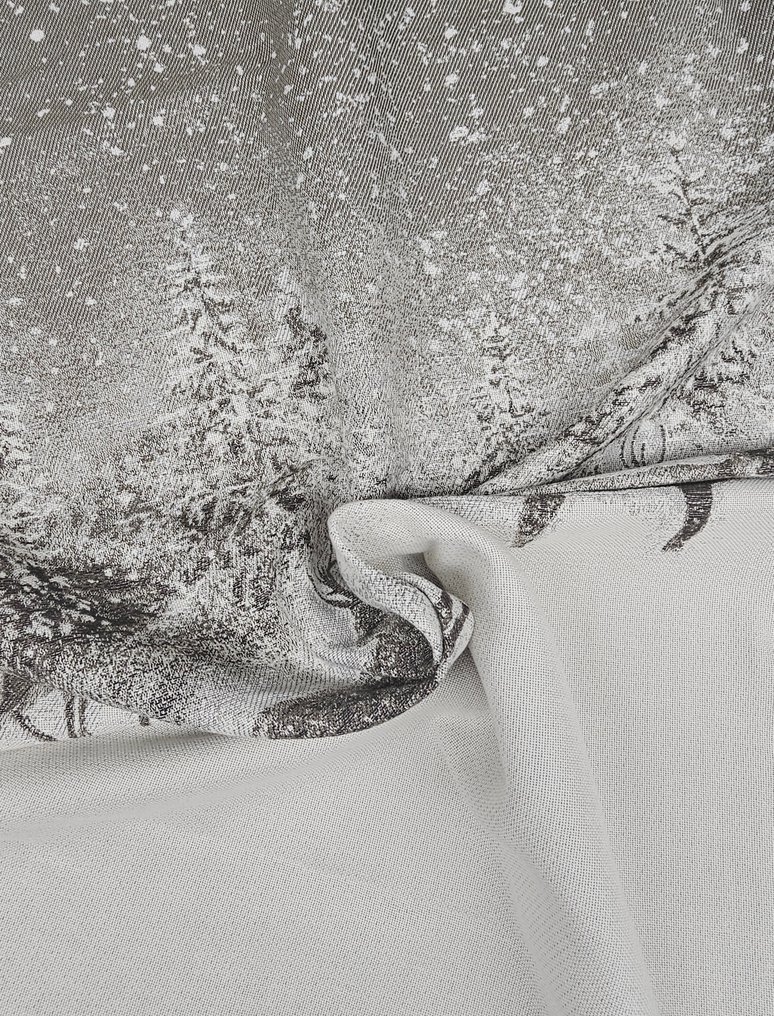 Exclusive cotton and alpaca jacquard in Deers - 140x140cm - Tapestry - 140 cm - 140 cm #4.3