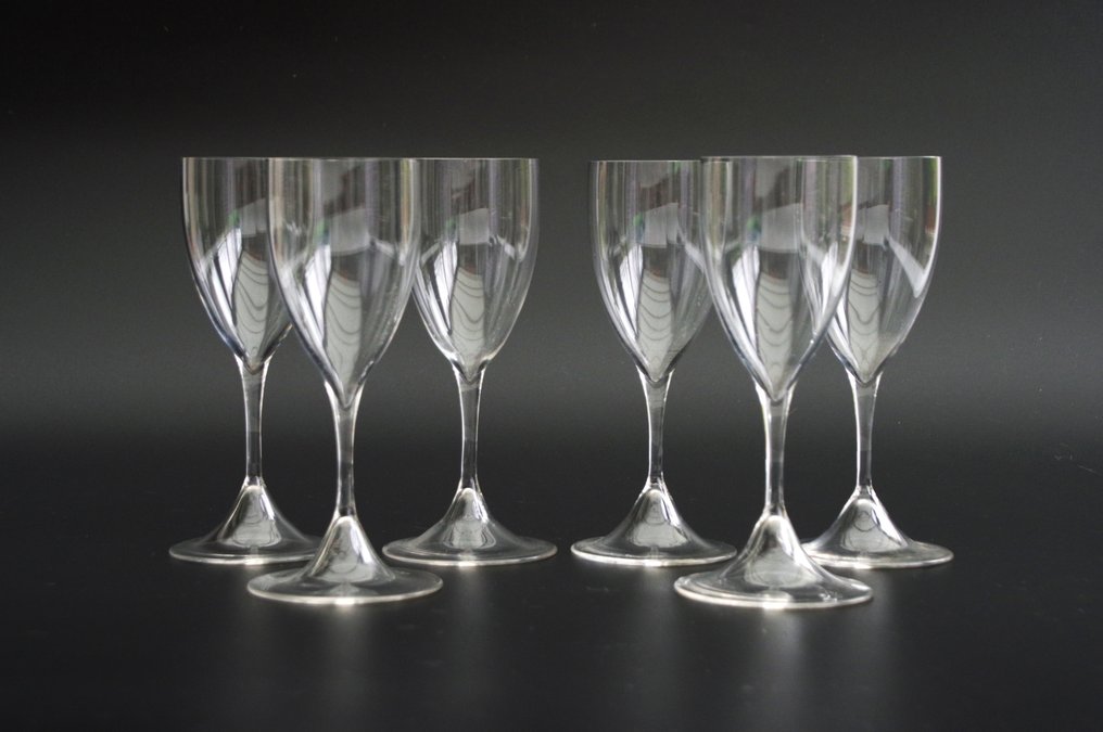 Josephinenhütte . - 6人用饮具 - 玻璃 - Art Deco 葡萄酒杯 #3.2