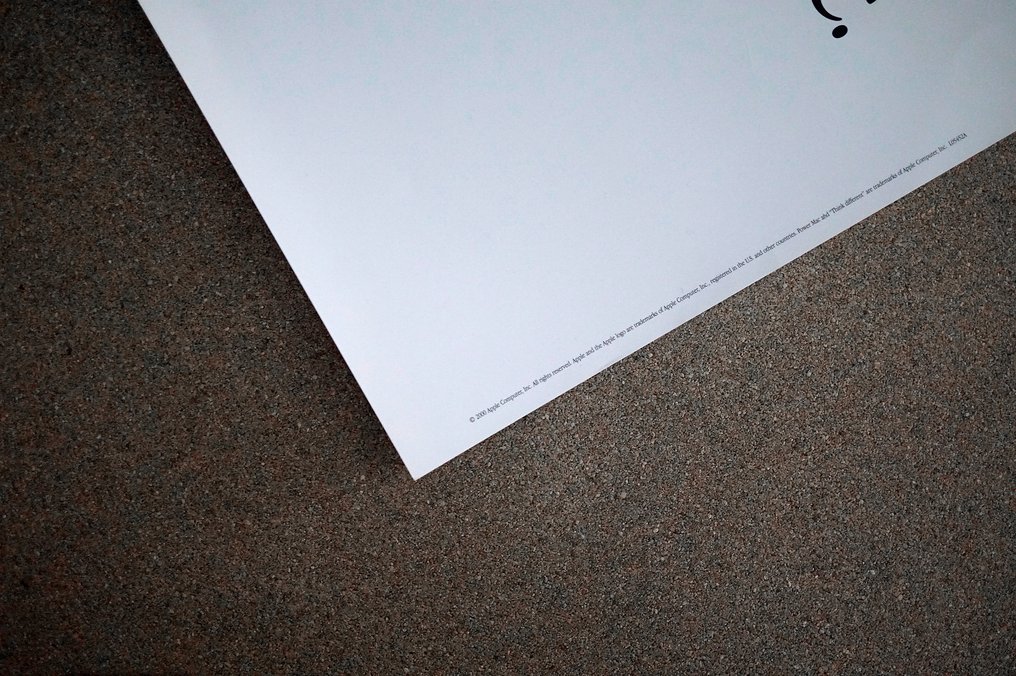 Apple POSTER Dual Processor Power Mac G4, "Two brains are better than one" – Think Different - iMac - σωλήνας πόστερ #3.2