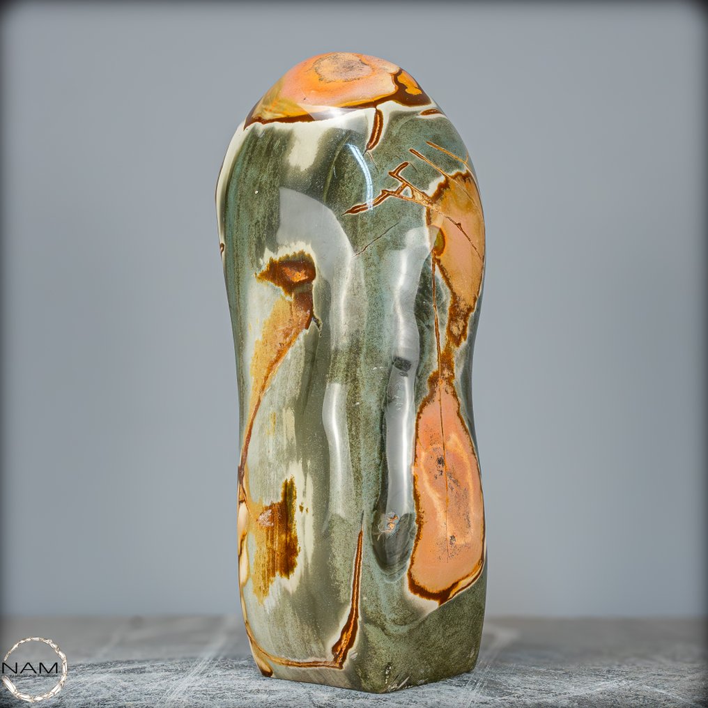 Naturlig Meget Kunstnerisk Polykrom Jaspis Friform- 3922.51 g #3.2