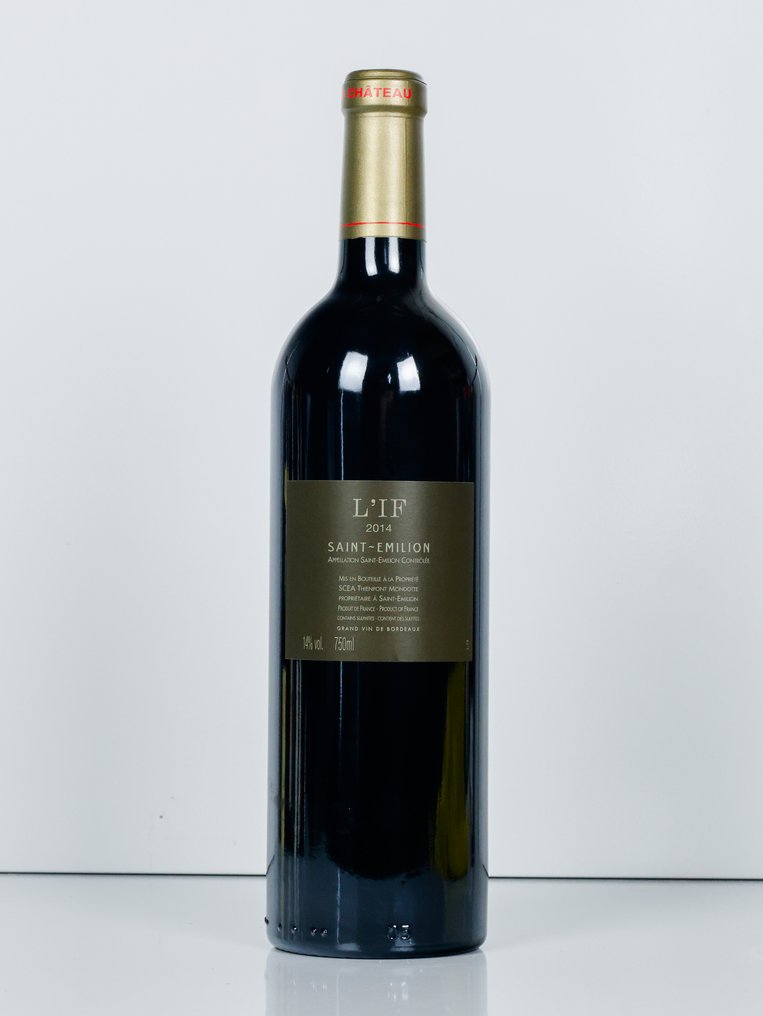 2014 L'If - Saint-Émilion - 1 Bottiglia (0,75 litri) #2.1