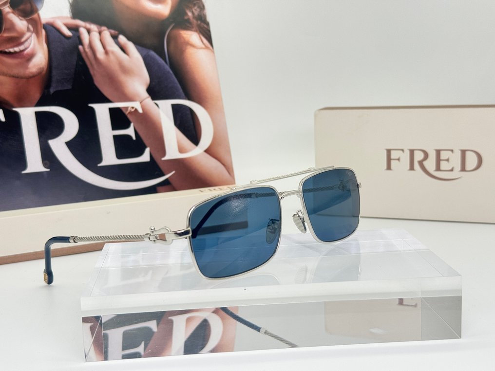 Other brand - Fred FG50022U Oro e Argento Lenti Zeiss - 太阳镜 #1.0