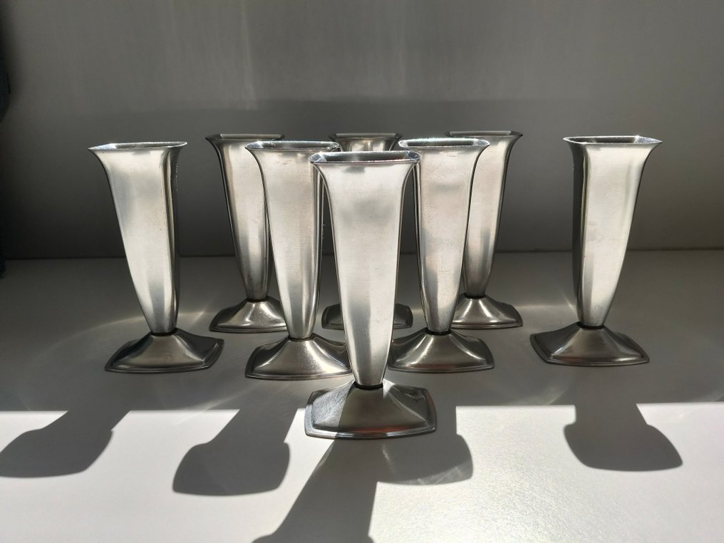 Alessi, Alfra - Carlo Alessi - Vase (8) - Edelstahl 18/10 #3.2