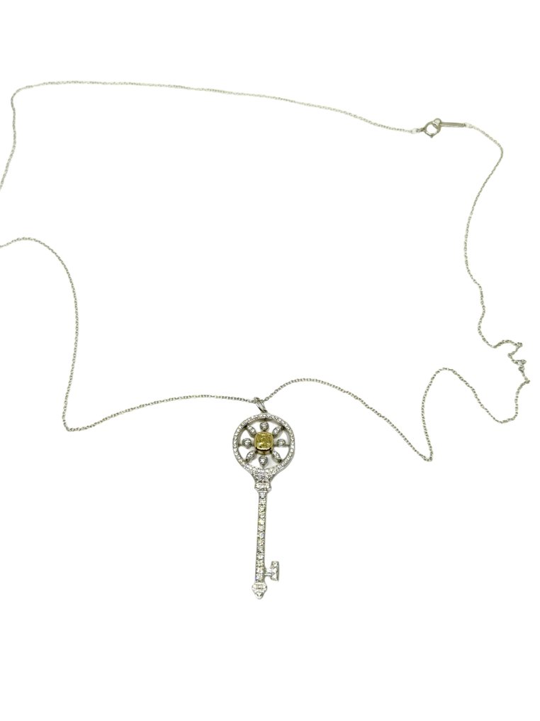 Tiffany & Co. - Kaulakoru Platina Keltainen Timantti (Luonnonvärinen) - Timantti #3.2