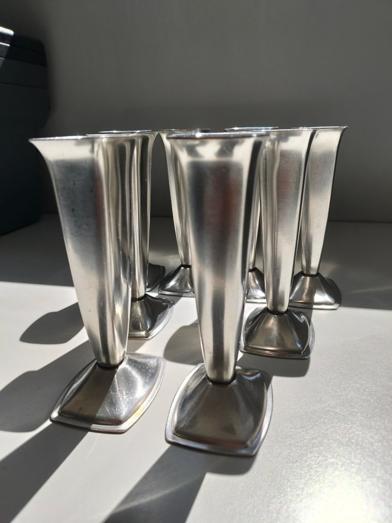 Alessi, Alfra - Carlo Alessi - Vase (8) - Edelstahl 18/10 #1.0