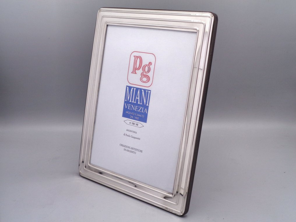 PG-Miani Argenteria - Picture frame - .925 silver - Lines 15X20 #2.1