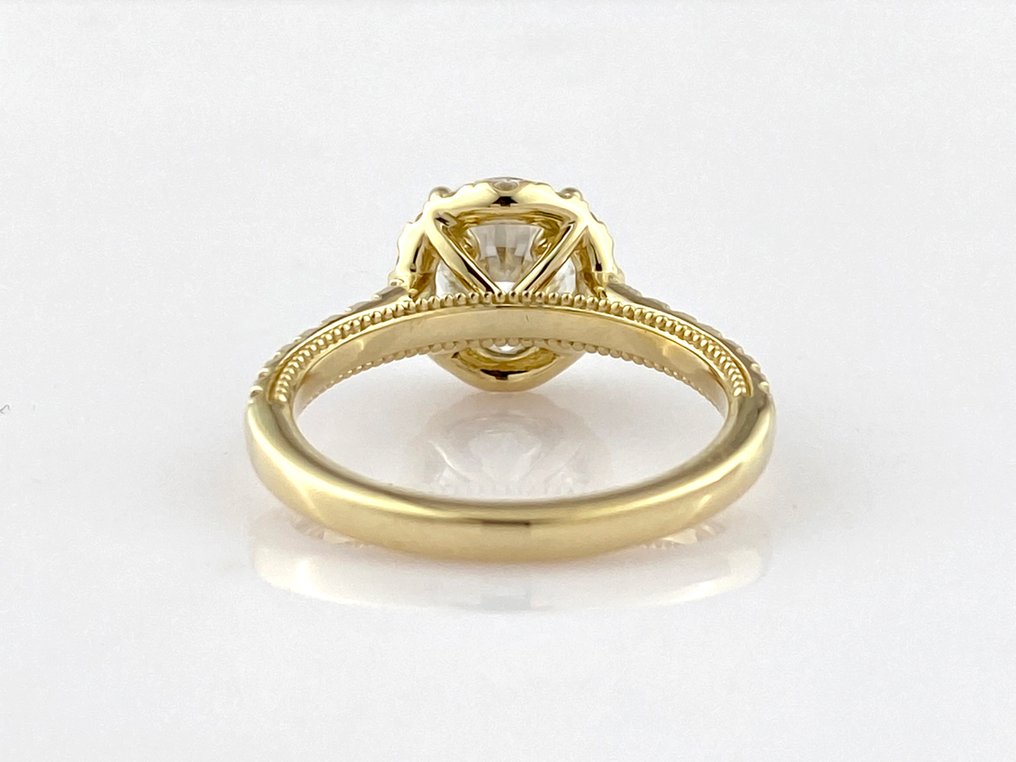 Sormus - 14 kt. Keltakulta - 2.59ct. tw. Timantti (Laboratoriossa kasvatettu) - Timantti #3.2