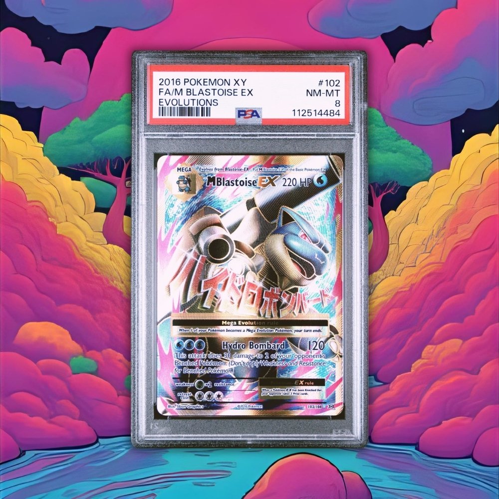 Pokémon - 1 Graded card - Blastoise 102/108 - PSA 8 - XY - Evolutions #1.0