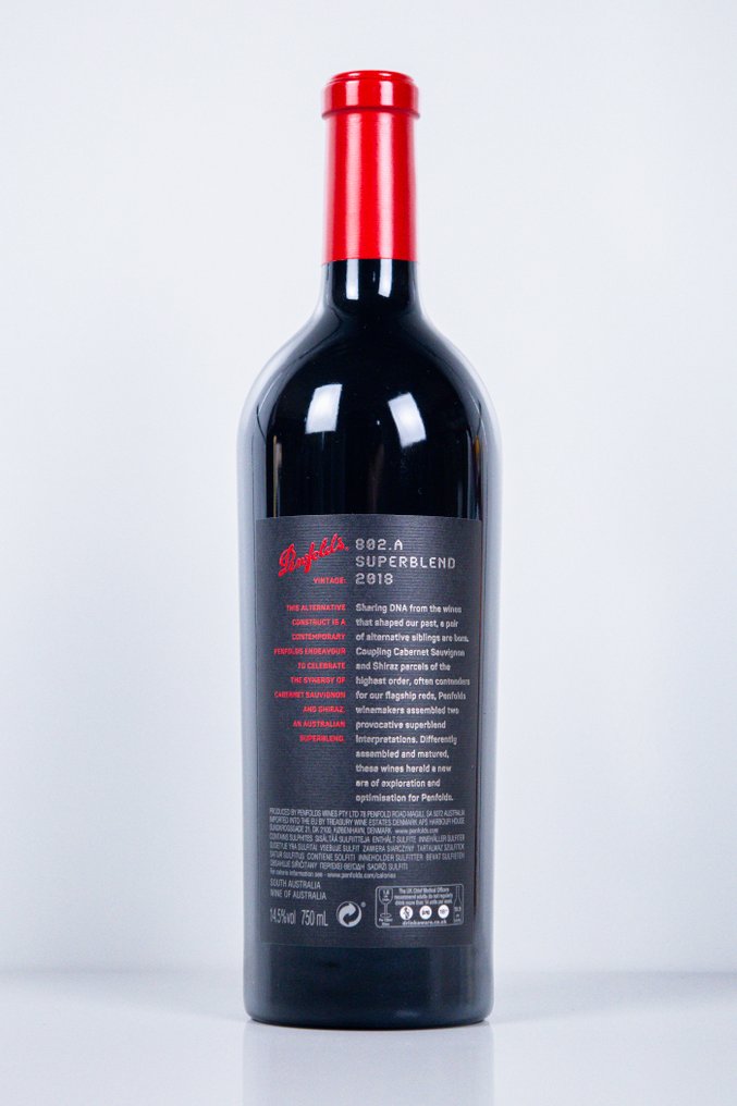 2018 Penfolds, Superblend 802.A - Etelä-Australia - 1 Pullo (0.75L) #4.3