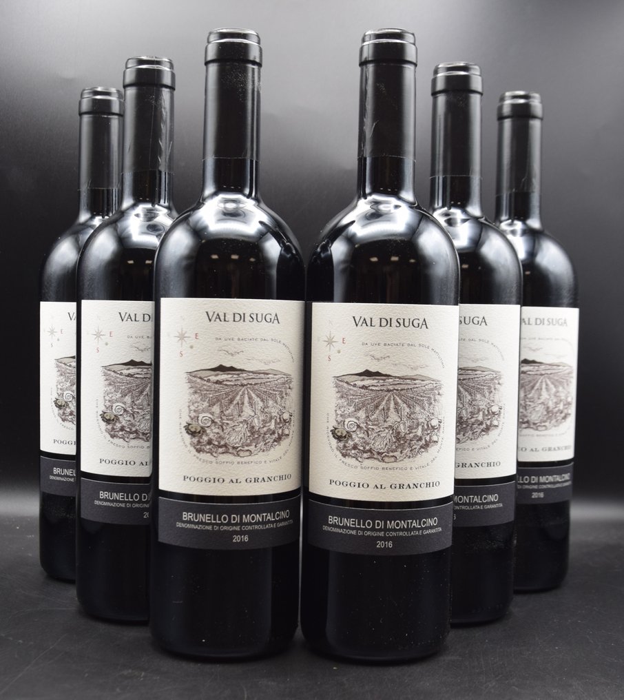 2016 Val di Suga, "Poggio al Granchio" - 蒙达奇诺·布鲁奈罗 DOCG - 6 Bottles (0.75L) #1.0