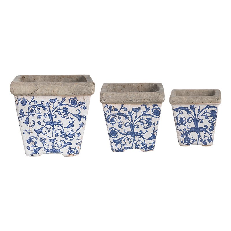 Flower pot - Ceramic - 3 Ceramic Flower Pot #1.0