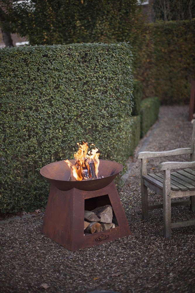 Αρχιτεκτονικό στολίδι - 2020+ - Firebowl + αποθήκη ξύλων #3.2