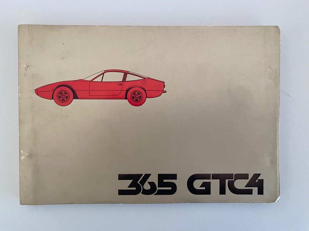 配件目录 - Ferrari - 365 GTC4 Ersatzteilkatalog - 1972 #1.0