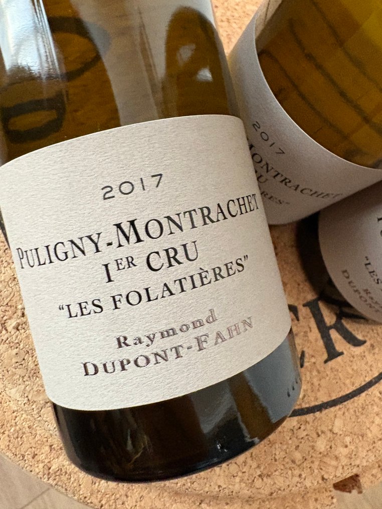 2017 Domaine Dupont Fahn "Folatières" - Puligny Montrachet 1er Cru - 3 Bottles (0.75L) #1.0