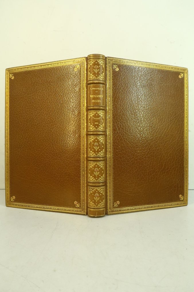 Léon Hennique / Vadasz - Benjamin Rozes [reliure mosaïquée de Samblanx & Weckesser ; suites] - 1906 #1.0