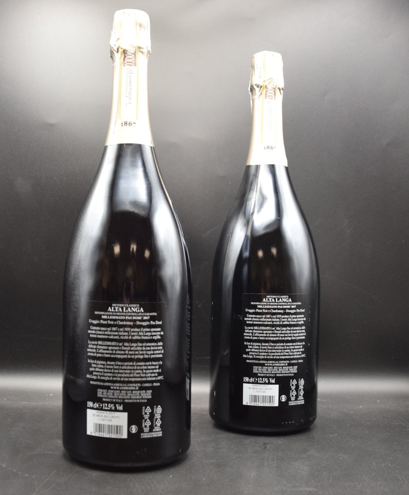 2017 Contratto - Alta Langa Zéro Dosage, Blanc de Noirs - 2 Magnum (1,5 L) #1.0