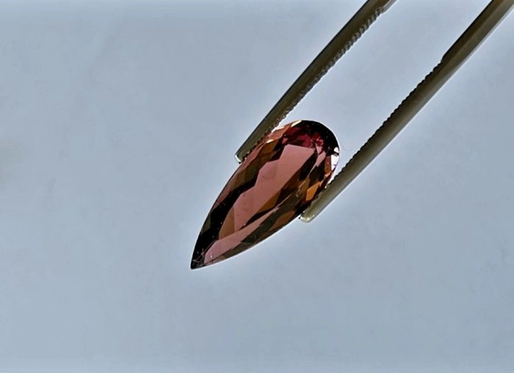 1 pcs  粉色, 橙色 电气石  - 5.36 ct - 西班牙宝石学院（IGE） #1.0