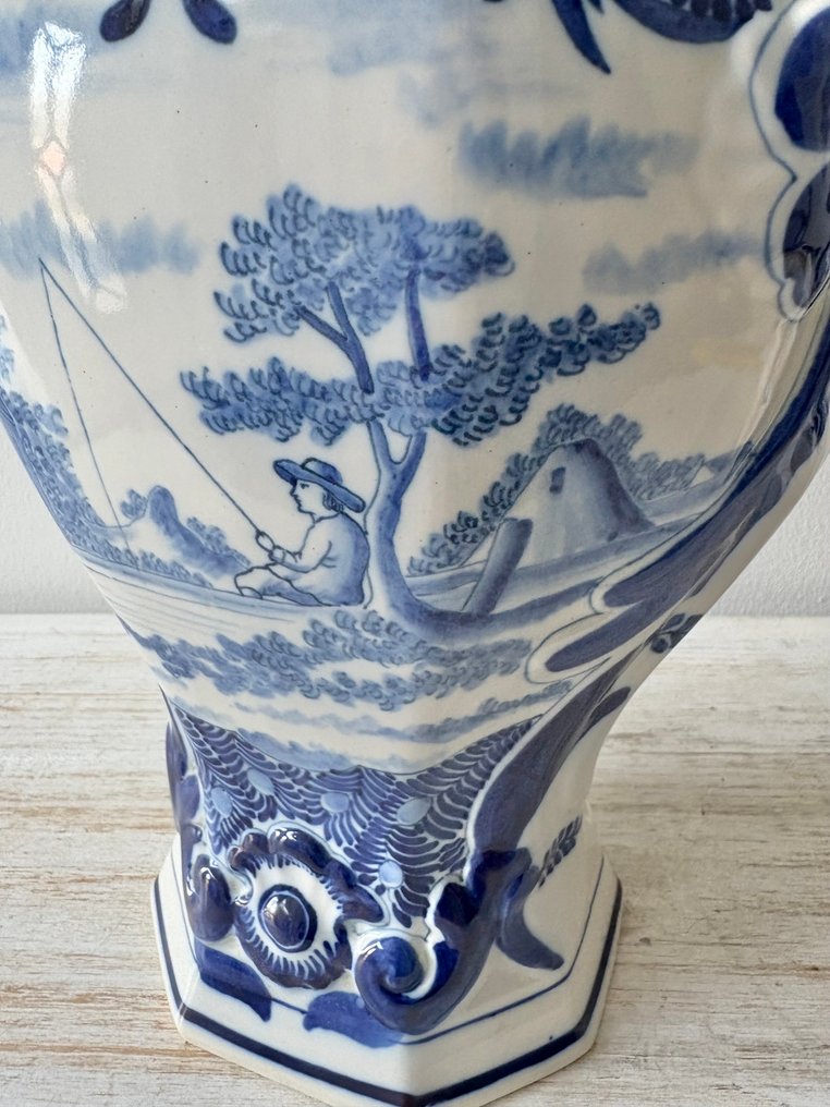 Keramis Boch - 花瓶  - 陶瓷 - 42,7 厘米 - Delfter Art #2.1