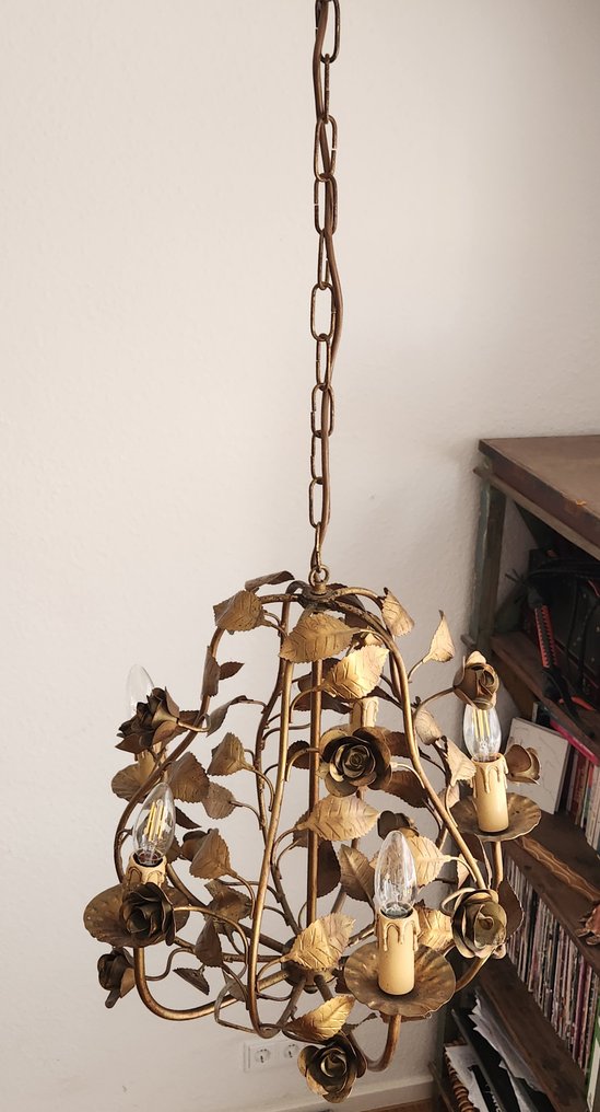 枝形吊灯 - 镀金, 金属 - Shabby Chic #3.2