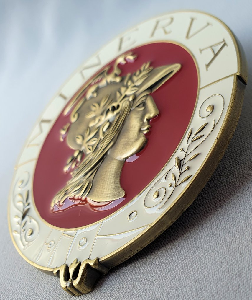 徽章 - Grille Badge - MINERVA - 比利时 - 20世纪后期 #4.3