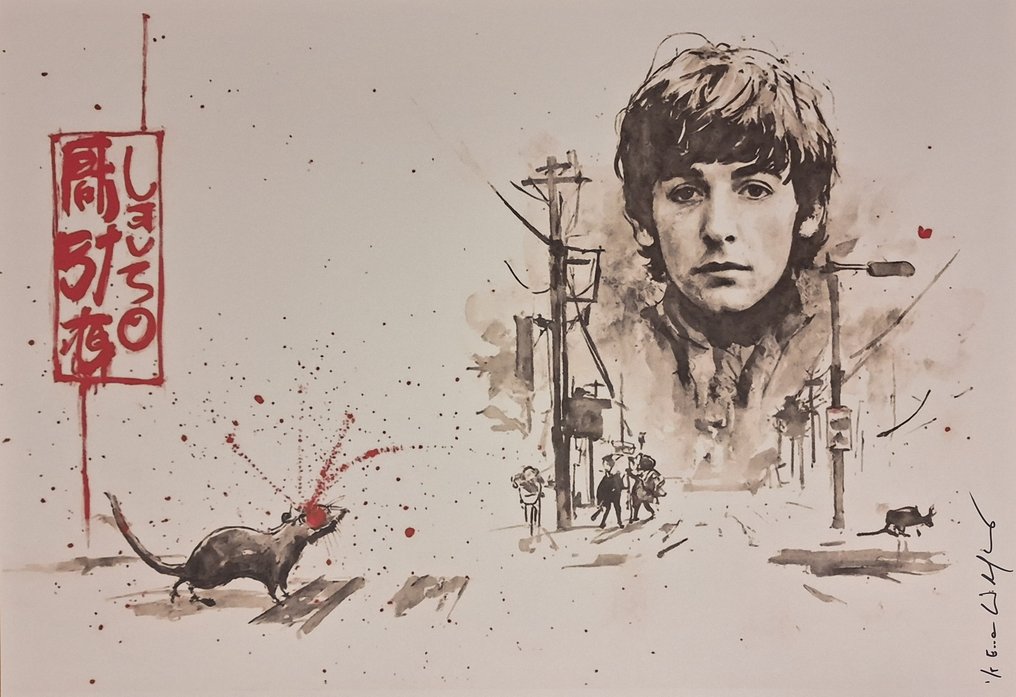 Paul McCartney - Tribute series - Icons Reimagined Banksy - by Emma Wildfang - Edizione limitata - 2025 #2.1