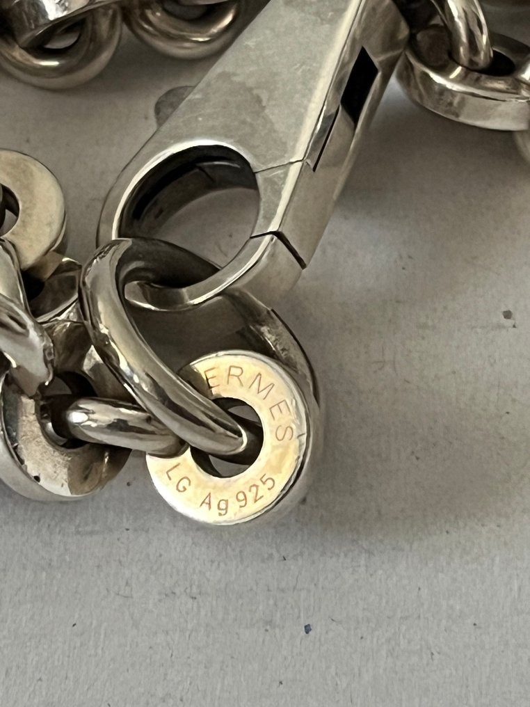 Hermès - Argento - Collana - Bracciale double tour 925 #4.3