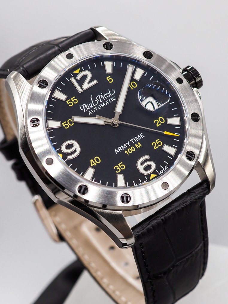 Paul Picot - Army Time - Fără preț de rezervă - BRAND NEW * Commodore * Automatic - Bărbați - 2020+ #3.2