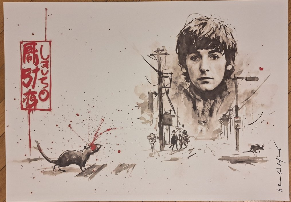 Paul McCartney - Tribute series - Icons Reimagined Banksy - by Emma Wildfang - Edizione limitata - 2025 #1.0