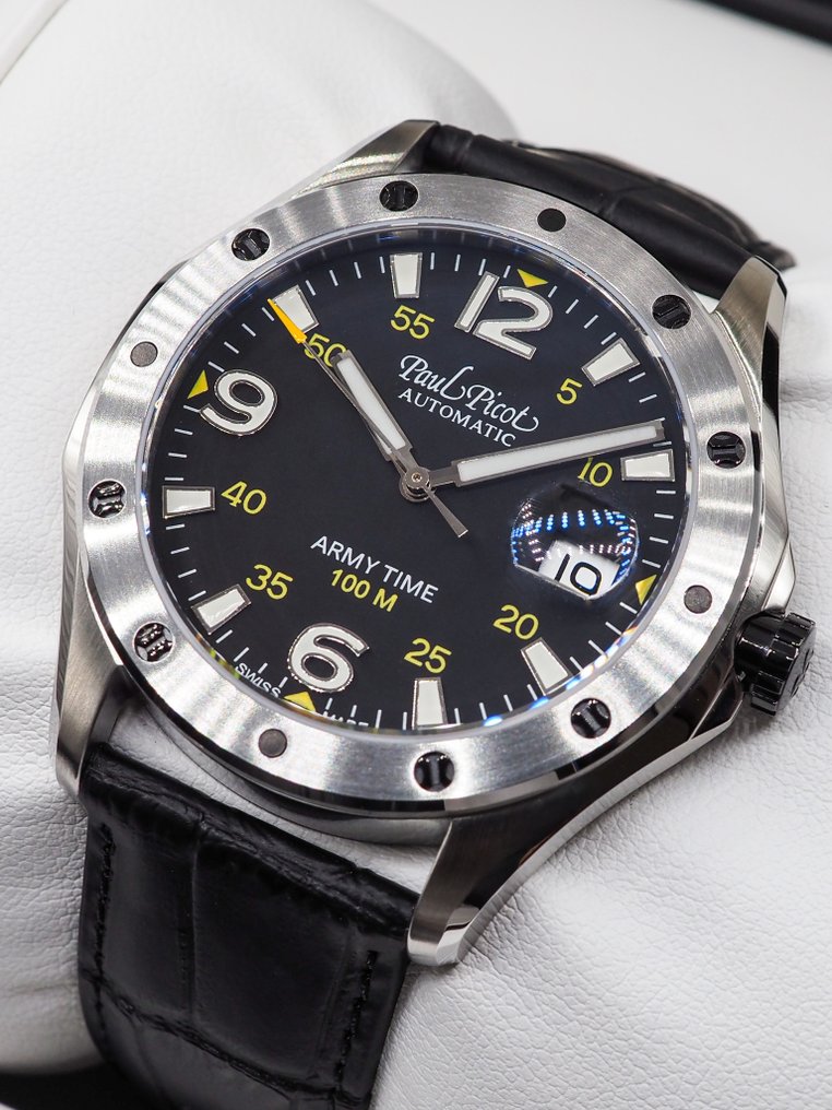 Paul Picot - Army Time - Fără preț de rezervă - BRAND NEW * Commodore * Automatic - Bărbați - 2020+ #1.0