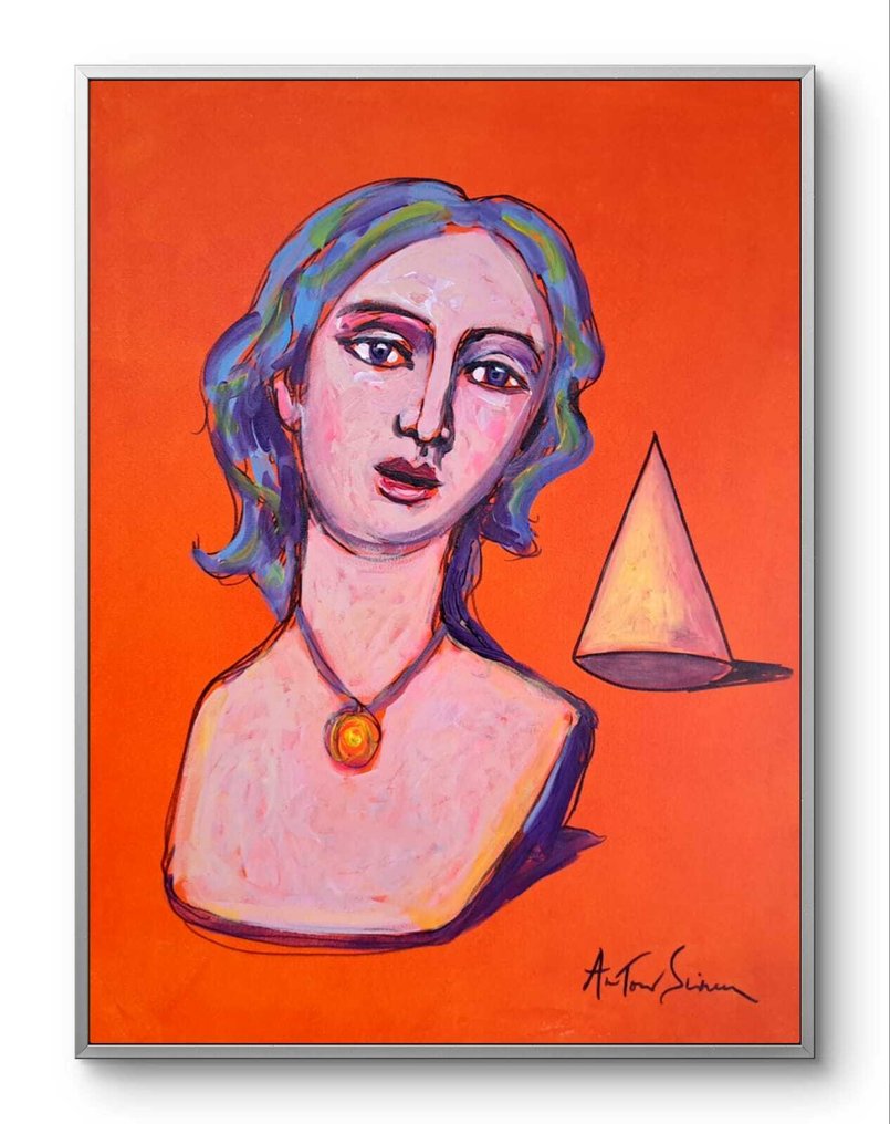 Antonio Sciacca (1957) - Busto di Madonna lignea modello XVII e XVIII secolo #1.0