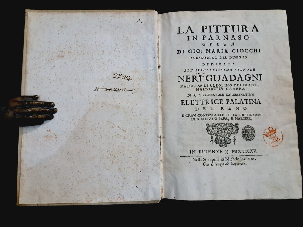 Gio: Maria Ciocchi - La Pittura in Parnaso - 1725 #2.1