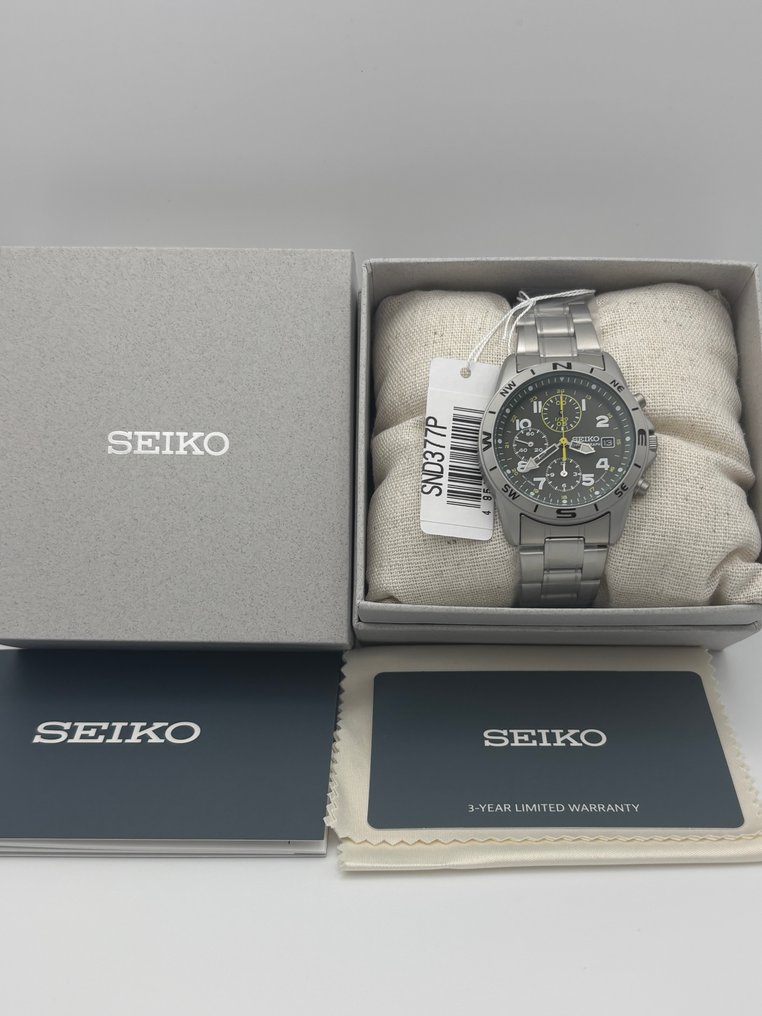 Seiko - Chronograph - χωρίς τιμή ασφαλείας - SND377P1 - Άνδρες - 2020+ #1.0