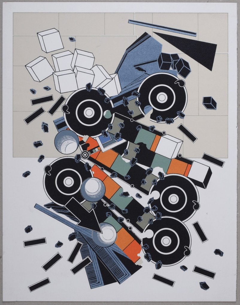 Alain Le Yaouanc (1940-) - Construction II #1.0