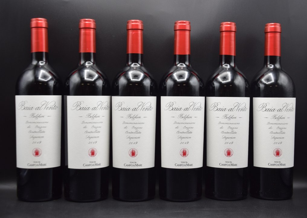 2019 Campo al Mare, "Baia al Vento" - Bolgheri Superiore - 6 Bottiglie (0,75 L) #4.3