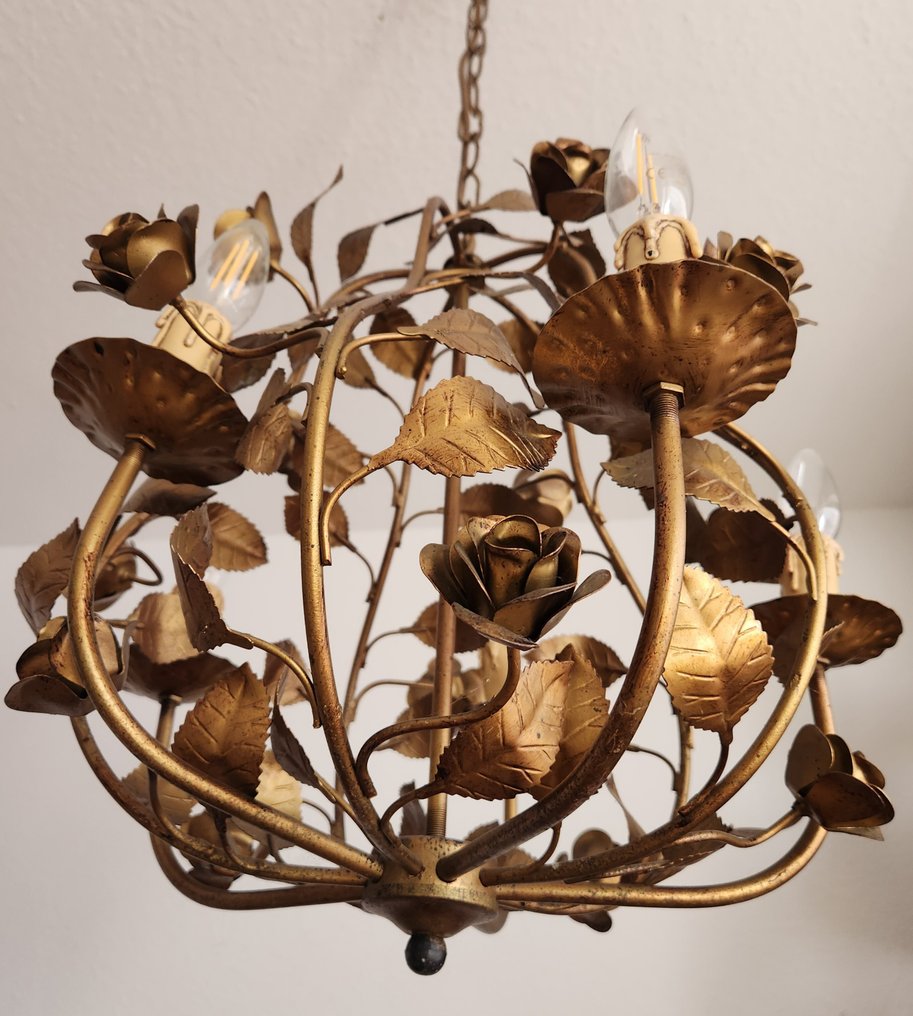 枝形吊灯 - 镀金, 金属 - Shabby Chic #1.0