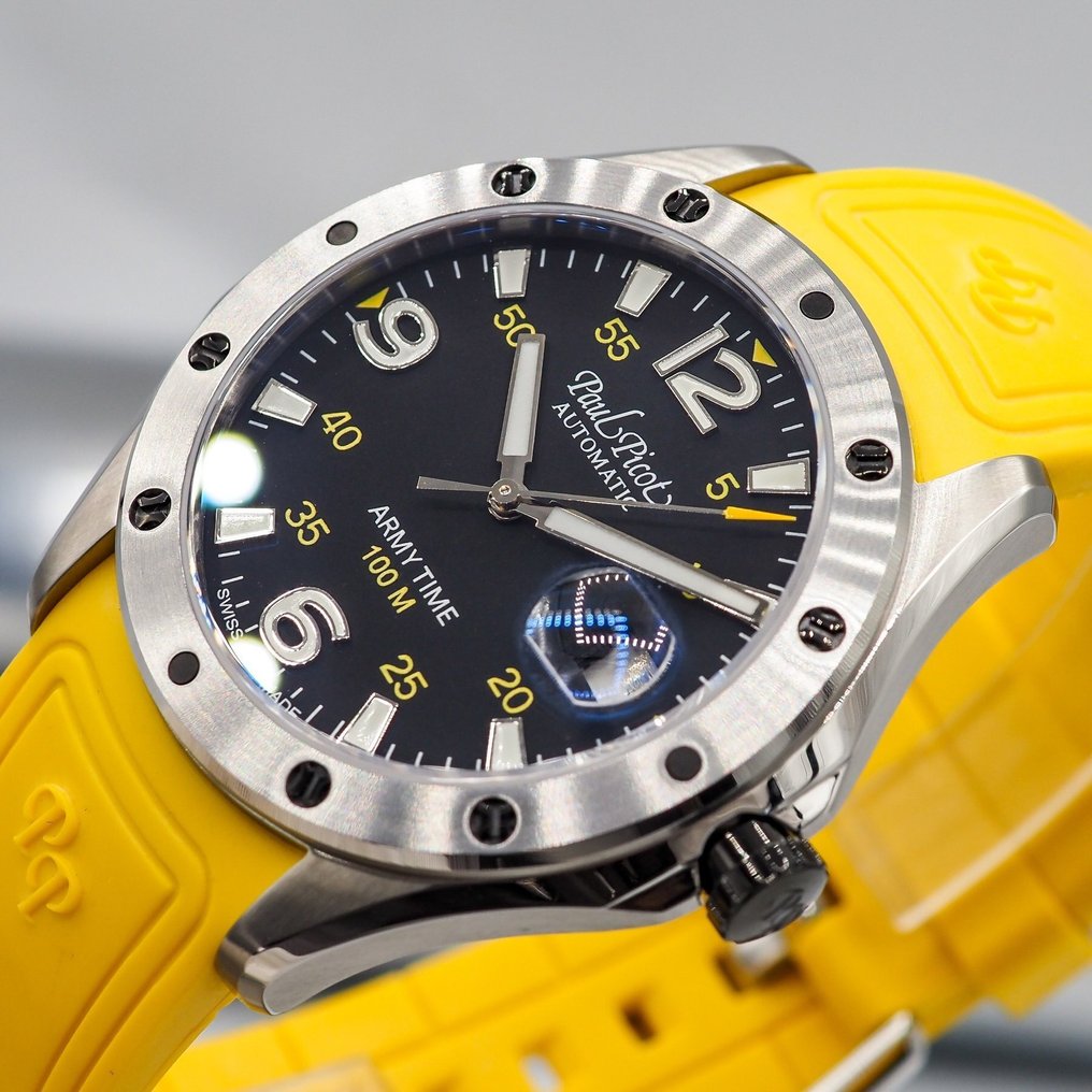 Paul Picot - Army Time - Sin precio de reserva - BRAND NEW * Commodore * Automatic - Hombre - Posterior a 2020  #4.3