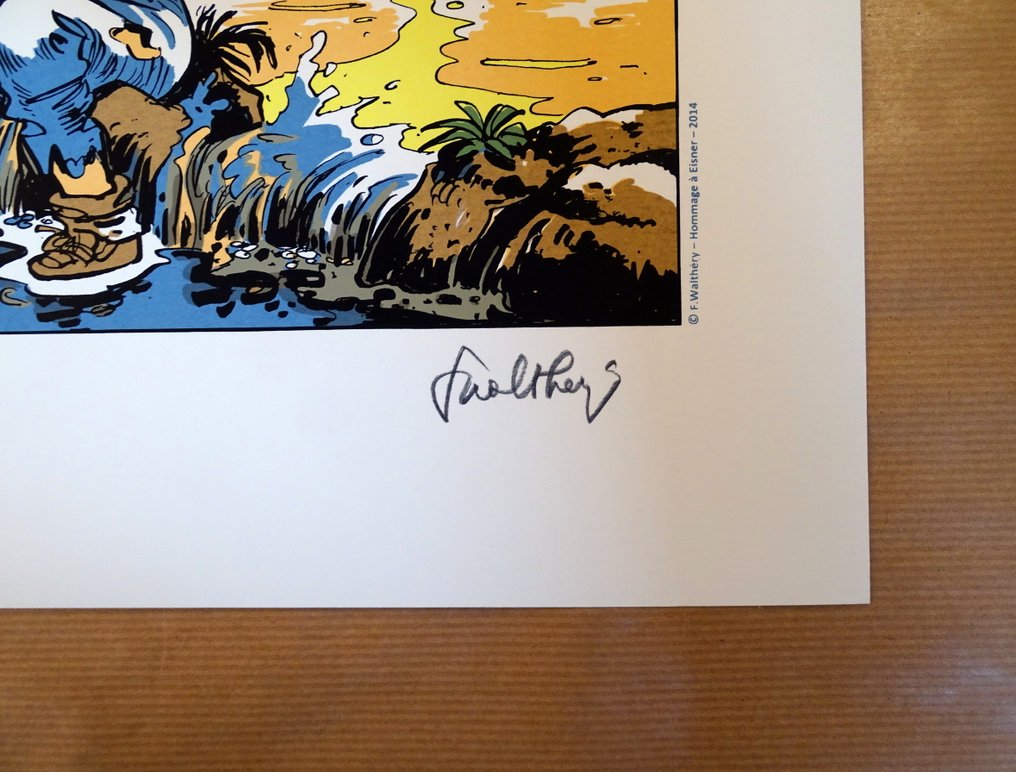 Walthéry, François - 1 Silkscreen - Natacha - Hommage à Will Eisner #3.2