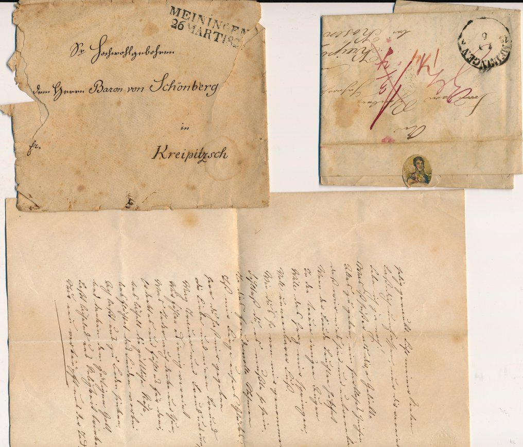 德意志帝国 1850/1880 - 大约50份古德意志和德意志帝国的凭证；遗产中的宝藏 #1.0