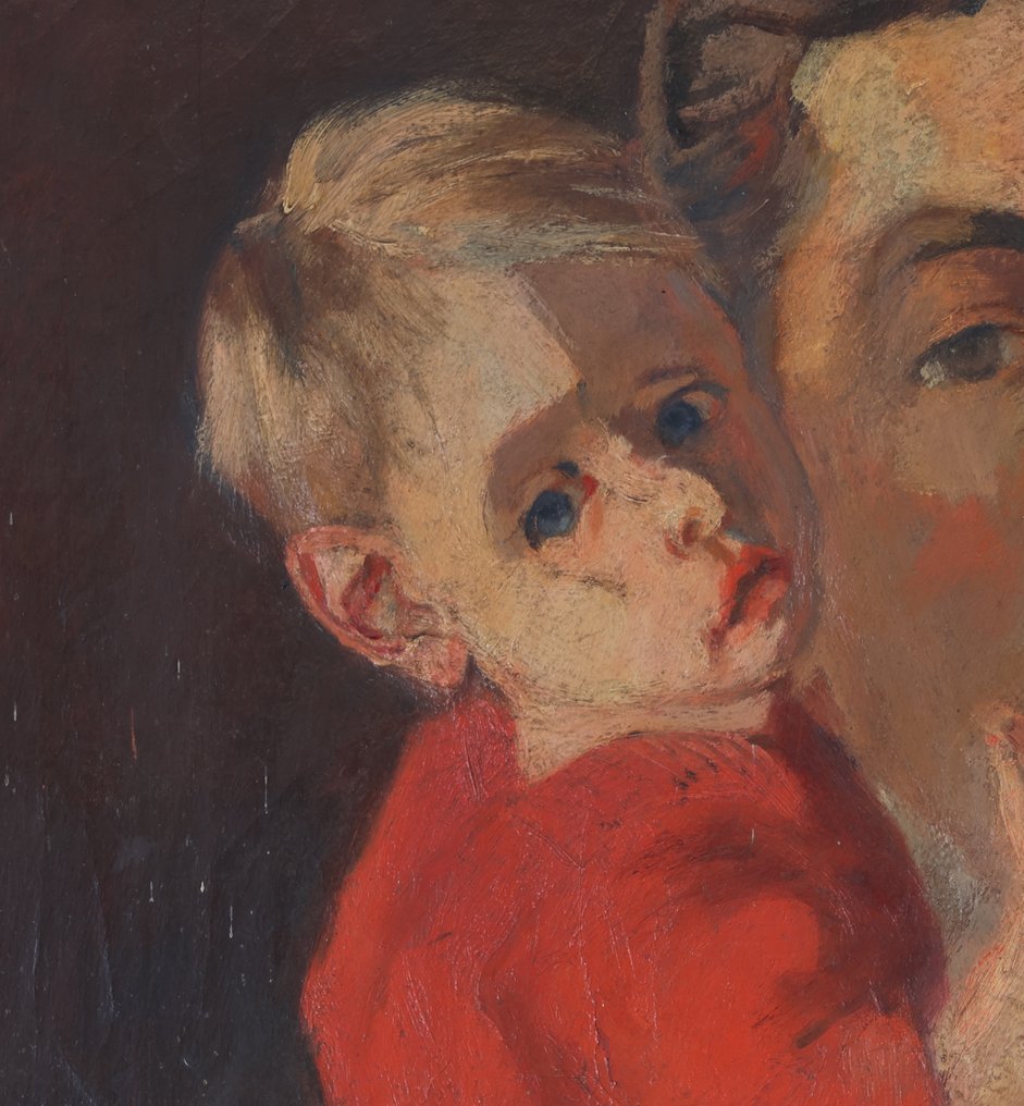 Nicolaas Pieneman (1880-1938) - Zelfportret met kind #2.1