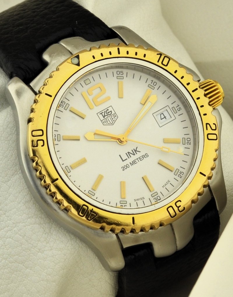 TAG Heuer - Link - 18K Gold Bezel 200M - WT 1150-0 - Men - 1990-1999  #1.0