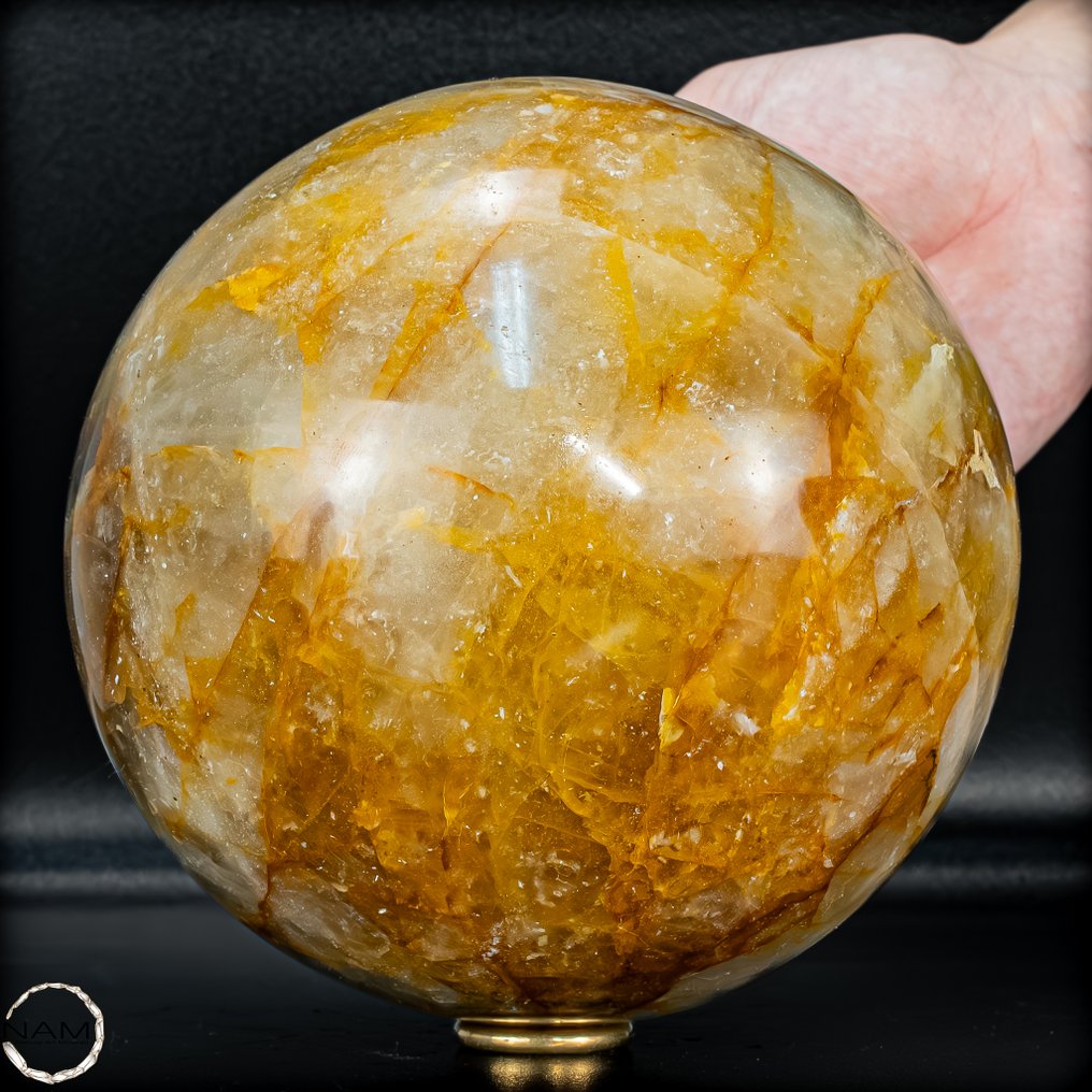 Εκλεπτυσμένη φυσική θεραπευτική σφαίρα από χαλαζία από τη Βραζιλία. Υψηλότερη ποιότητα- 4149.61 g #4.3