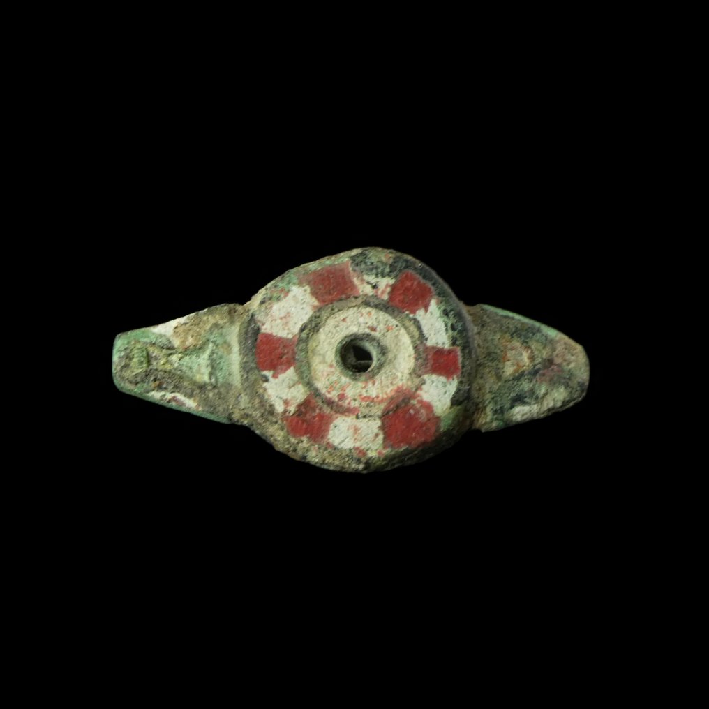 Antikkens Rom, Imperie Emaljeret, Fibula  (Ingen mindstepris) #1.0