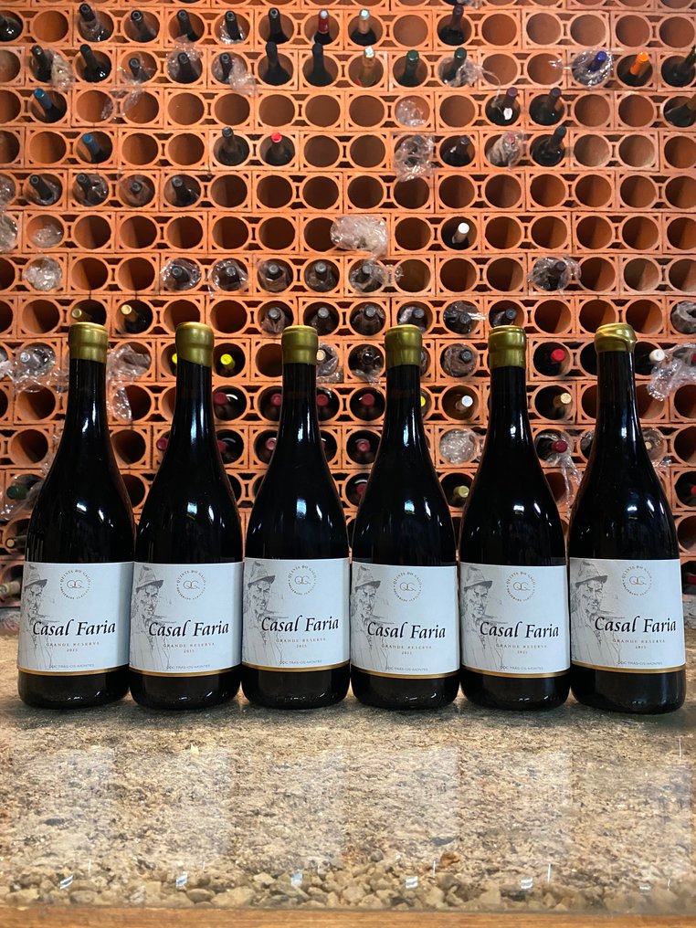 2015 6x Quinta do Gago – Casal Faria Tinto Grande Reserva 2015 Valpaços Trás-os-Montes - Trás-os-Montes Grande Reserva, DOC - 6 Bottles (0.75L) #1.0